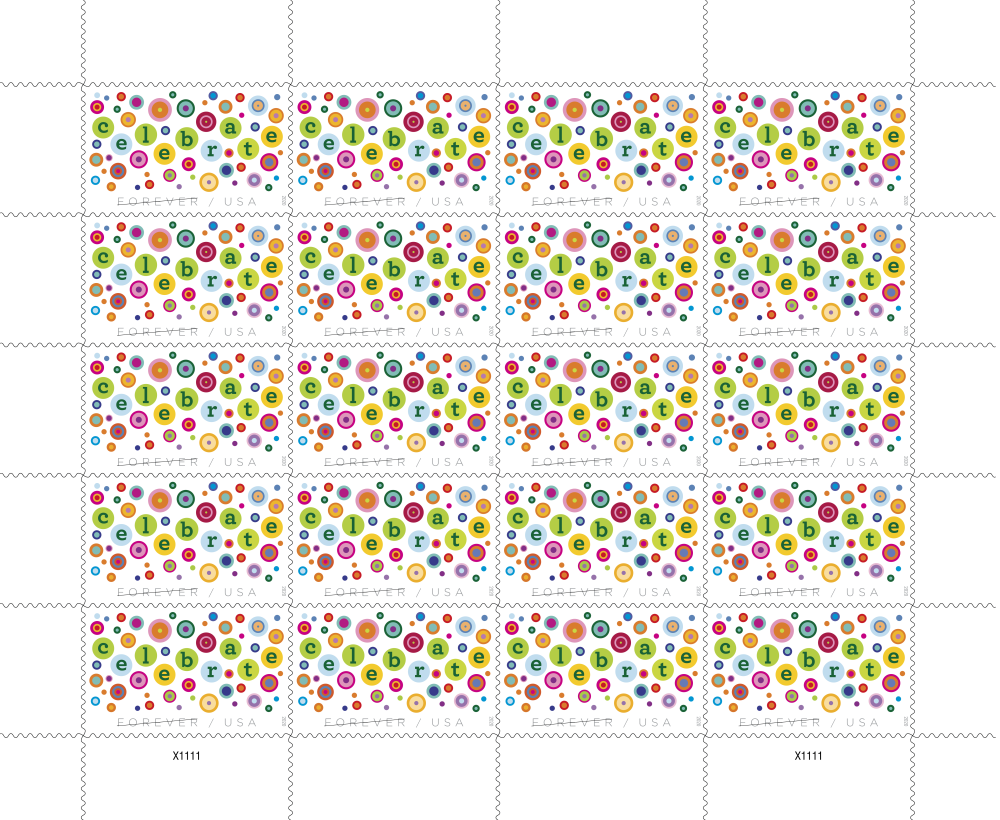 2020 Let's Celebrate! Stamps - Forever Stamps