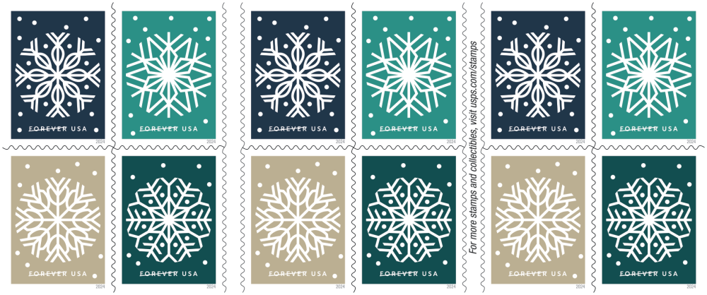 2024 Winter Whimsy Stamps - Forever Stamps