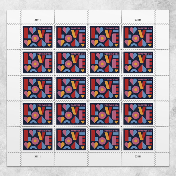 2021 Love Forever Stamps - Forever Stamps