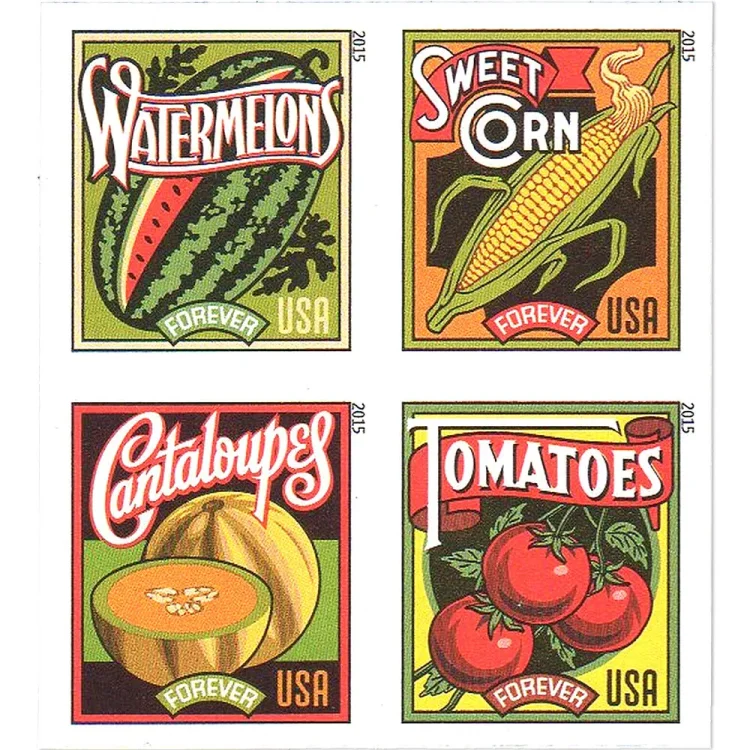 2015 SUMMER HARVEST Stamps - Forever Stamps