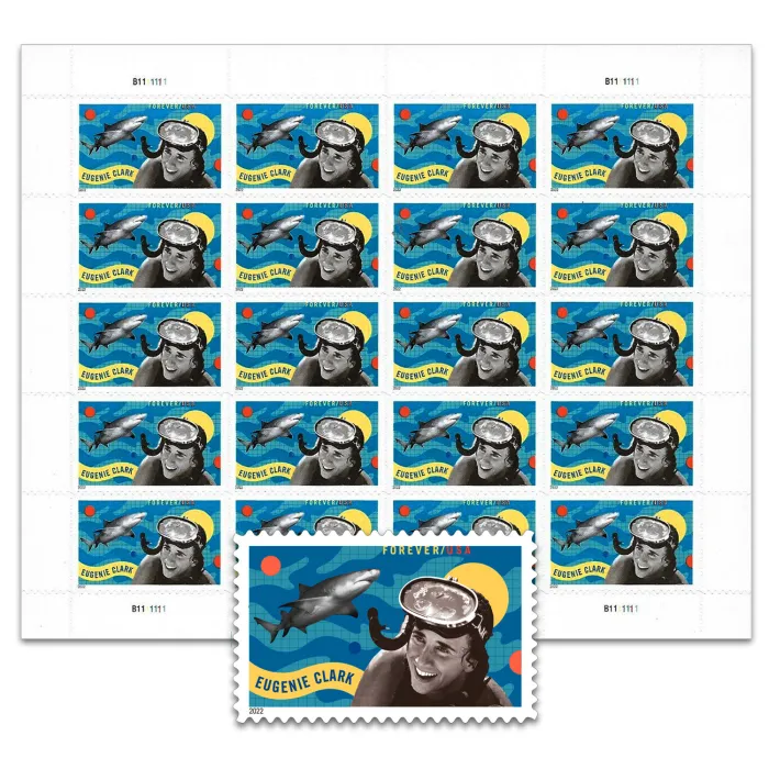 2022 Eugenie Clark Stamps - Forever Stamps