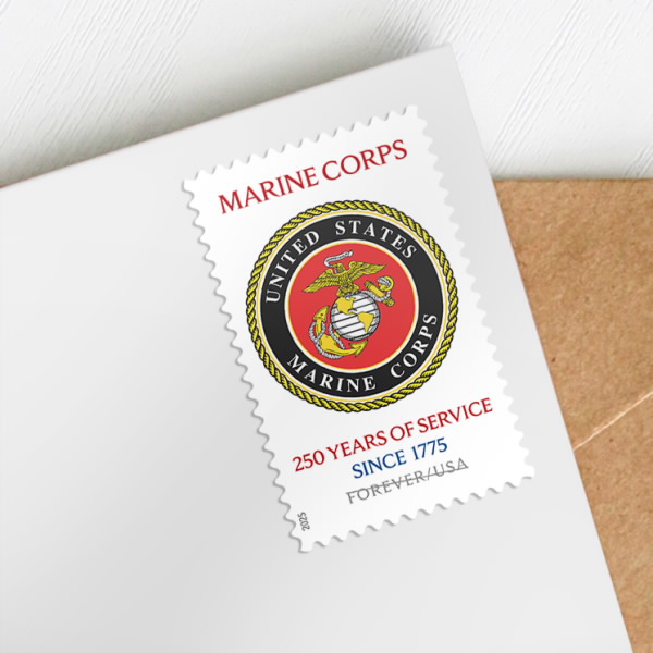 2025 U.S. Marine Corps 250th Stamps - Forever Stamps
