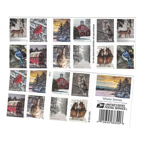 Christmas Stamp Blind Box 500 PCS BIG SALE，100 PCS of 5 styles - Forever Stamps