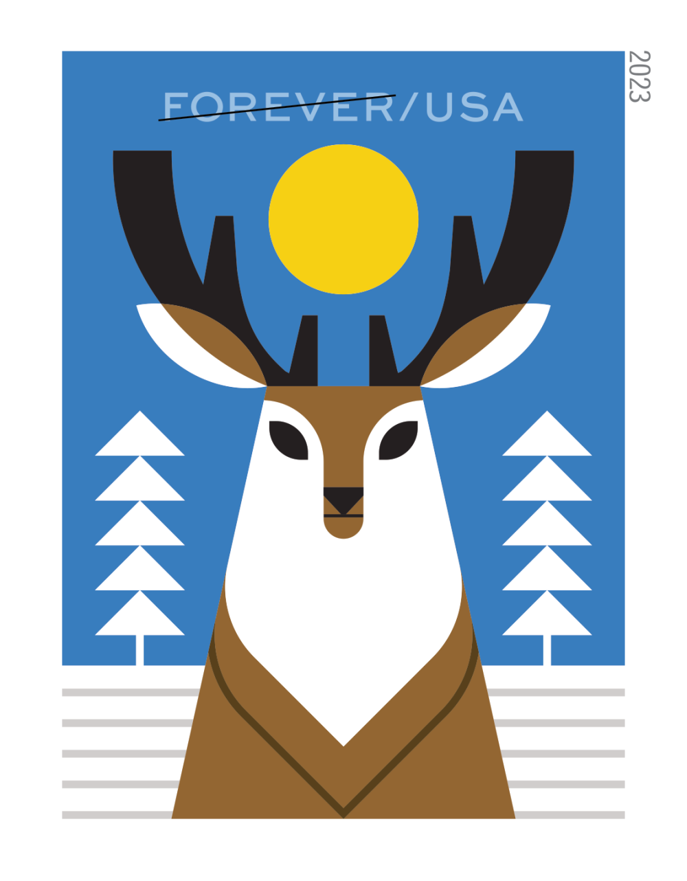 2023 Winter Woodland Animals Stamps - Forever Stamps