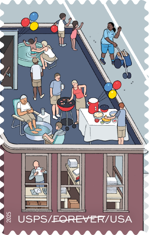 2025. 250 Years of Delivering Stamps 100 pcs - Forever Stamps