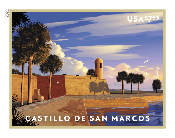 2021 Castillo De San Marcos Stamps - Forever Stamps