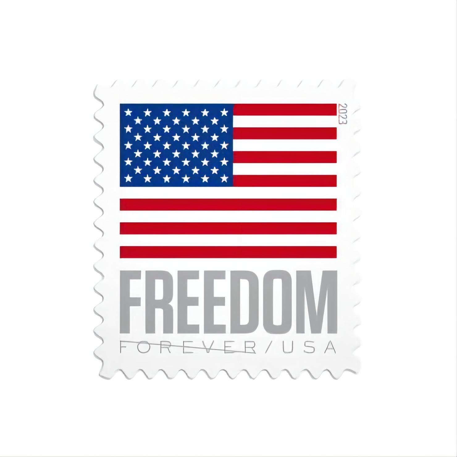 Flag 2023 stamps books - Forever Stamps