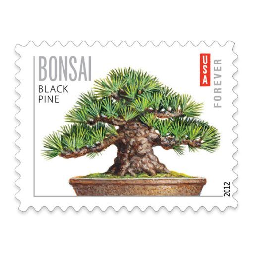 2012 Bonsai Tree stamps - Forever Stamps