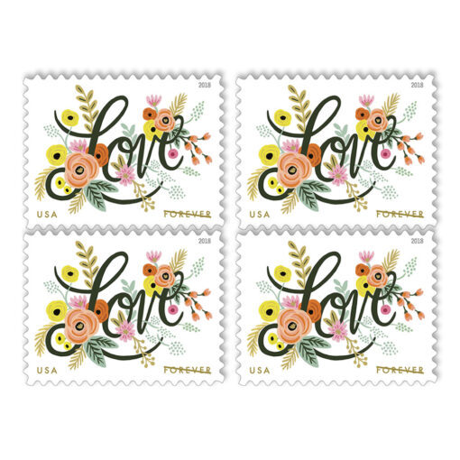 Love Flourishes 2018 - Forever Stamps