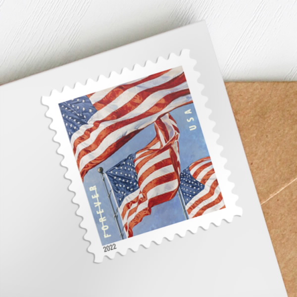 Flag 2022 stamps books - Forever Stamps