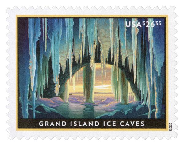 2020 Grand Island Ice Caves stamps - Forever Stamps