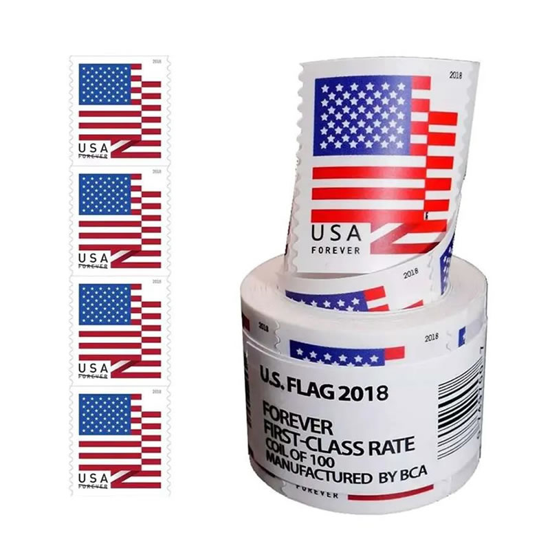 2018 U.S. Flag Forever Stamps Roll - Forever Stamps