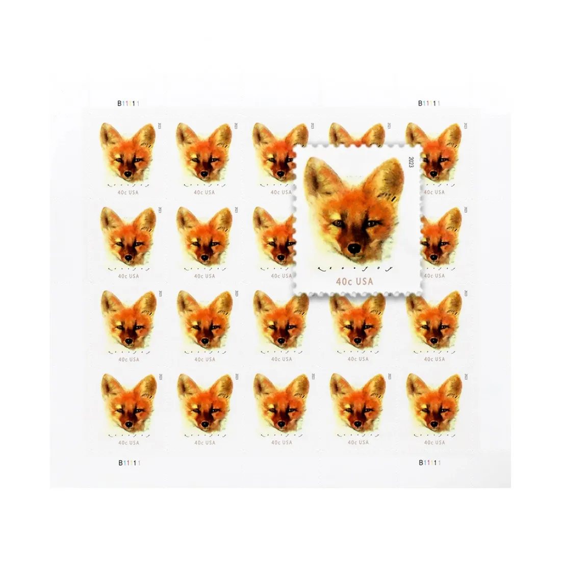 RED FOX 2023 - Forever Stamps