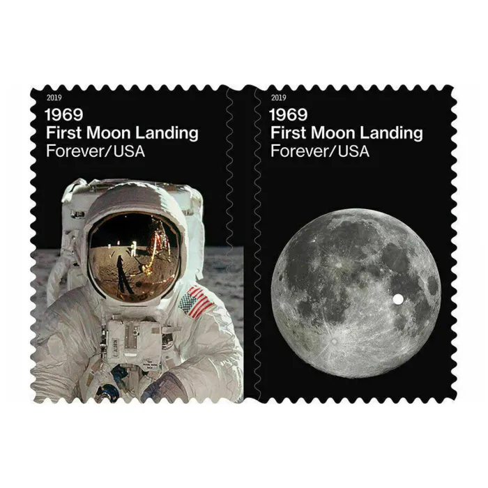 First Moon Landing 2019 - Forever Stamps