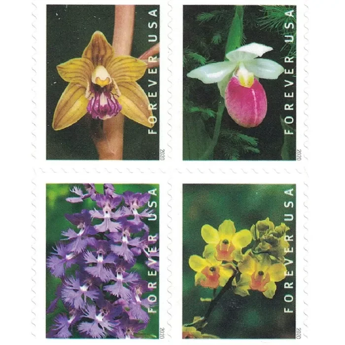 Wild Orchids Stamps 2020 - Forever Stamps