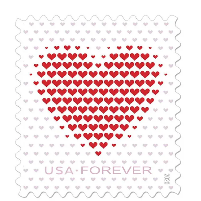Made of Hearts Forever Stamps 2020 - Forever Stamps
