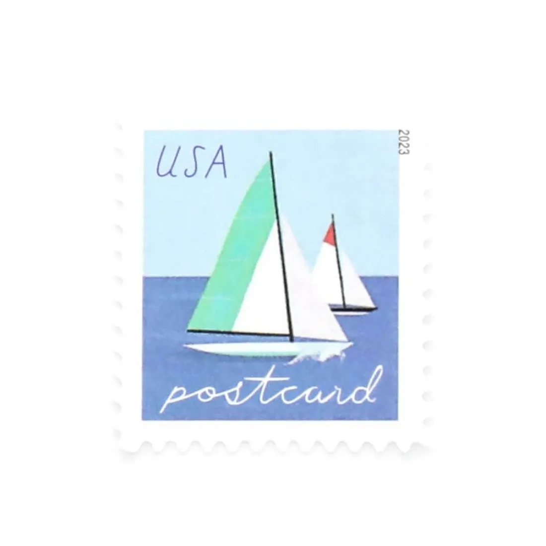 Sailboats Postcard 2023 - Forever Stamps