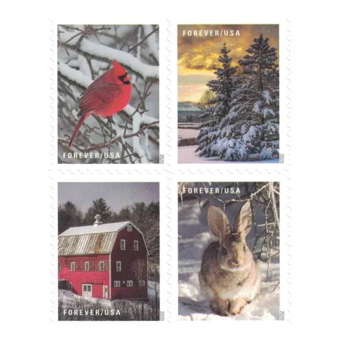 Winter Scenes Stamps 2020 - Forever Stamps