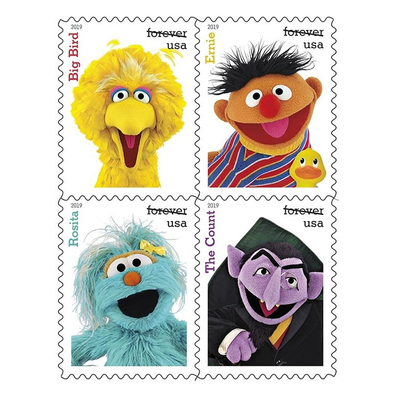 Sesame Street Forever Stamps 2019 - Forever Stamps