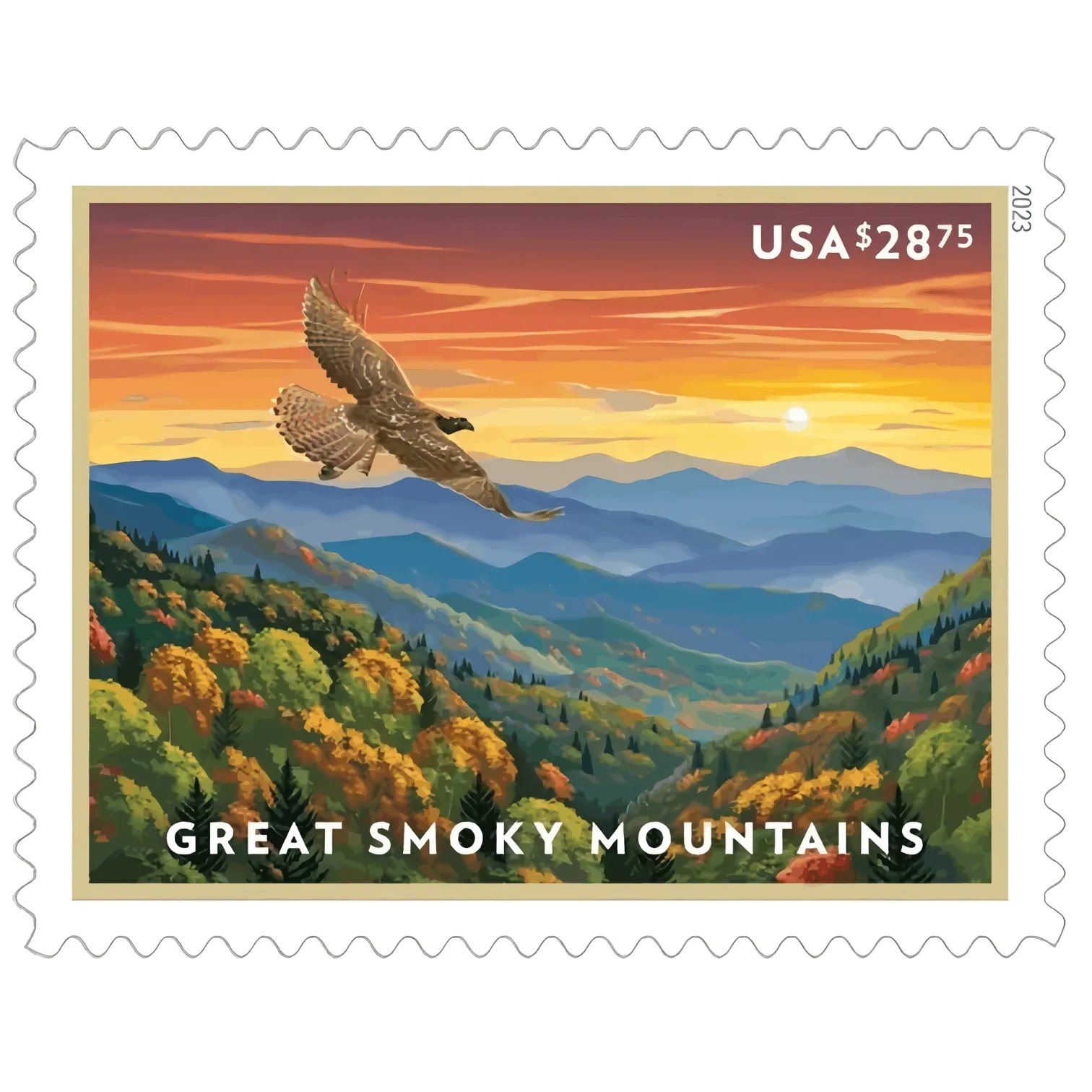 USPS 2023 Great Smoky Mountains (Express Mail) - Forever Stamps