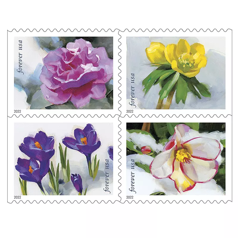 Snowy Beauty 2022 - Forever Stamps