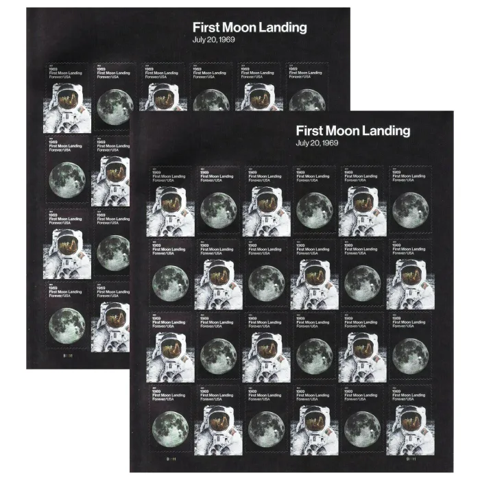 First Moon Landing 2019 - Forever Stamps