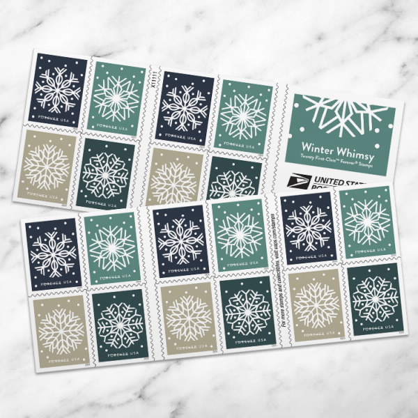 2024 Winter Whimsy stamps - Forever Stamps