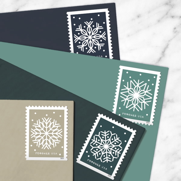 2024 Winter Whimsy stamps - Forever Stamps