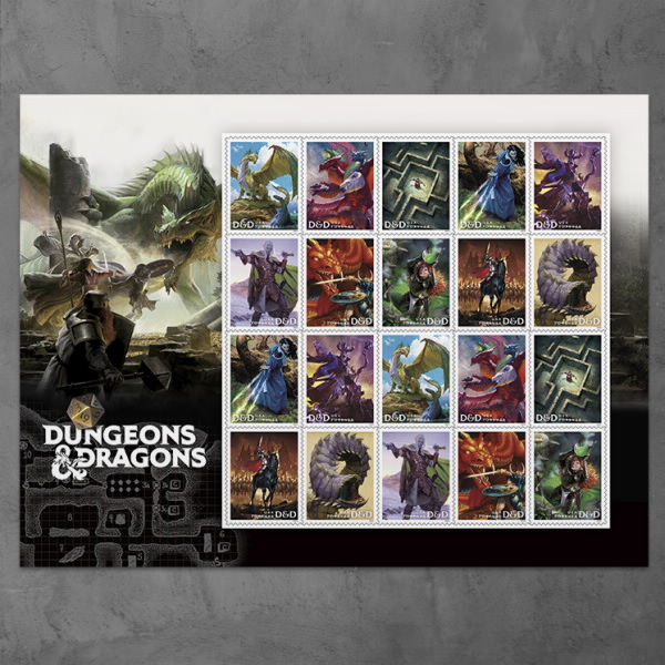 Dungeons & Dragons Stamps - Forever Stamps
