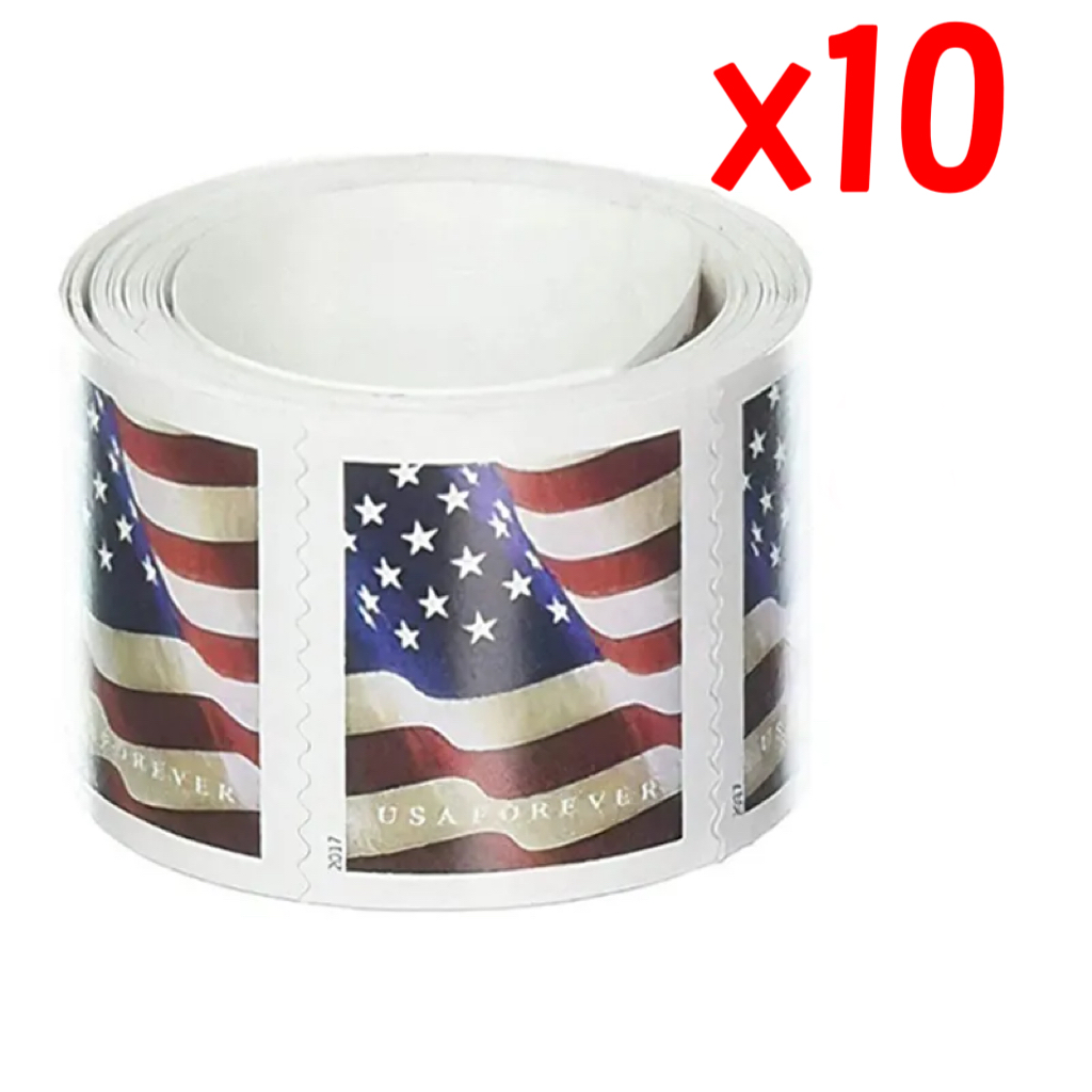 Flag 2017 10 Rolls - Forever Stamps